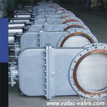 Wcb/Lcb/Wc6/CF8/CF8m Flange Knife Gate Valve with Bolted Bonnet